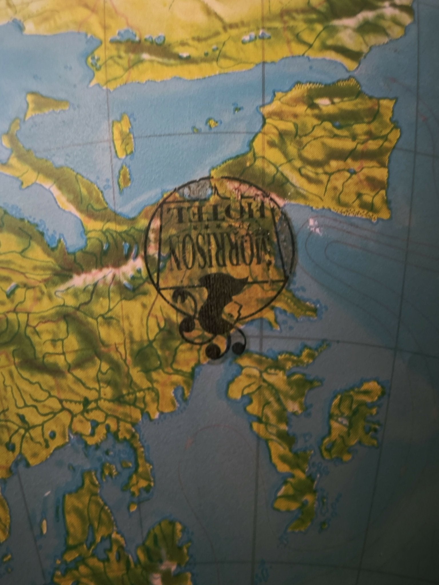 Applique mappemonde lumineuse DIESEL pour Morrison Hotel - Ethic Atelier