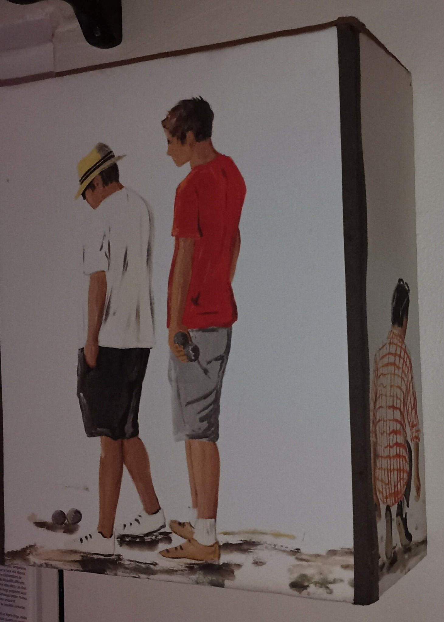 Applique murale 1/2 Rectangle "Les Boulistes" - Ethic Atelier