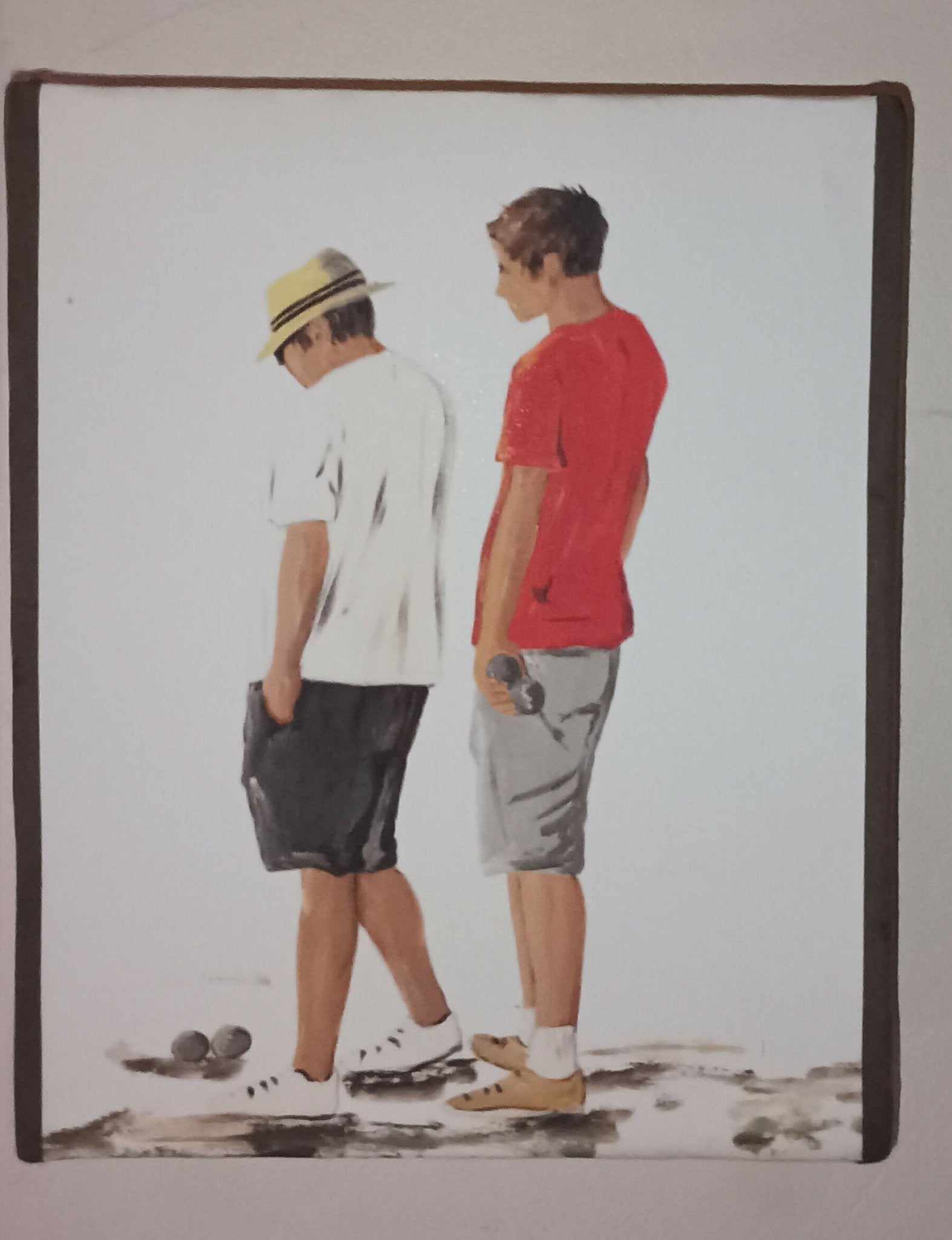 Applique murale 1/2 Rectangle "Les Boulistes" - Ethic Atelier