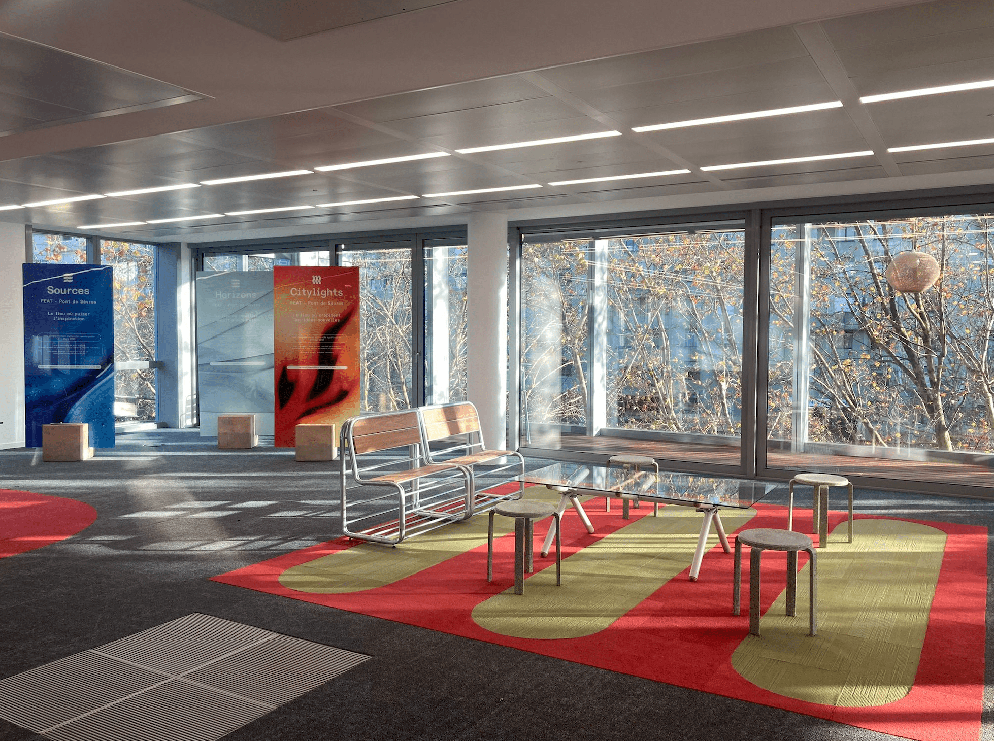 Banquette Bultan en Barrières Vauban Upcyclées - Extérieur - Ethic Atelier