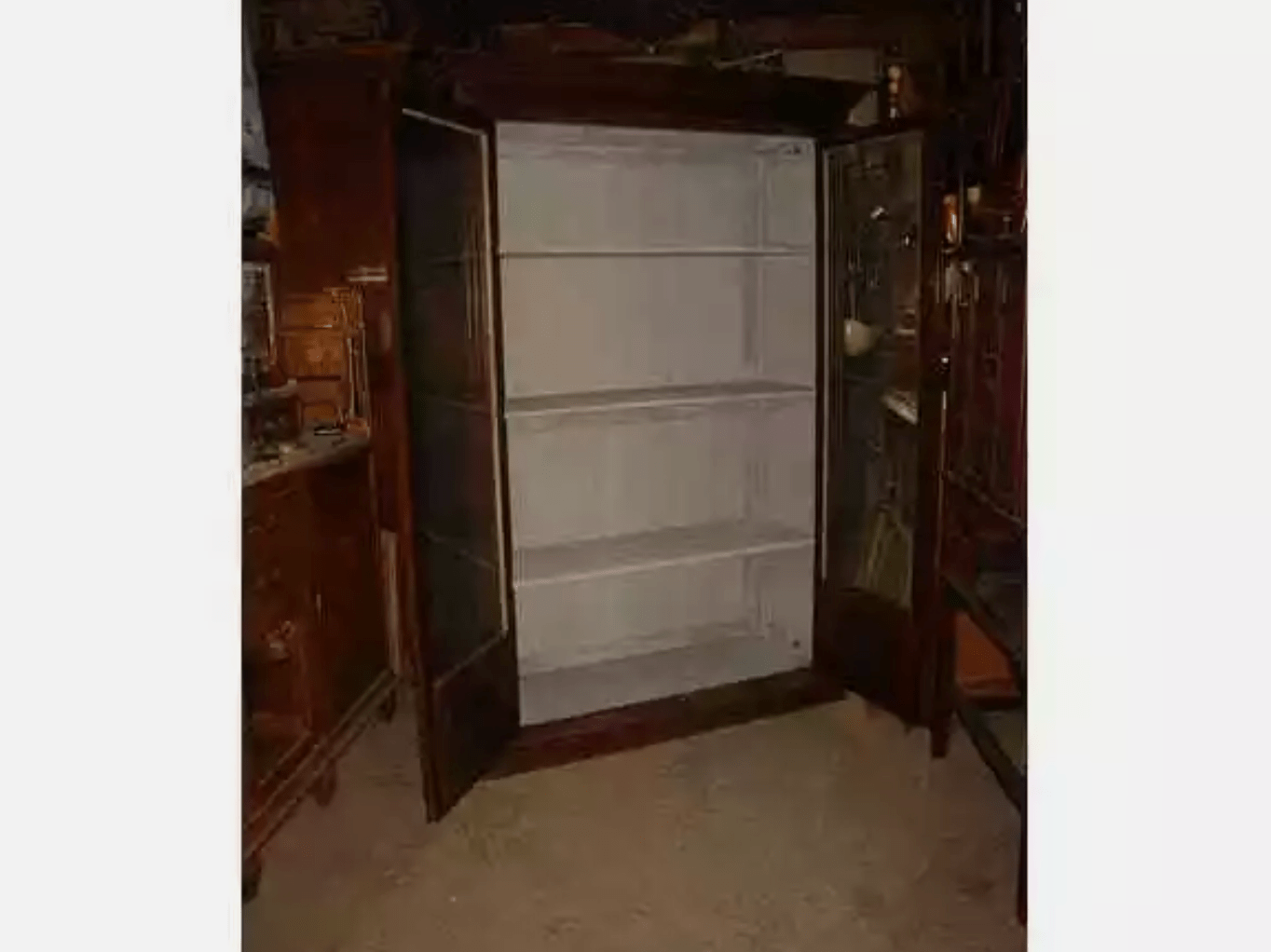 Bibliothèque de la Fin du XIXe Siècle en Acajou de Cuba - Ethic Atelier