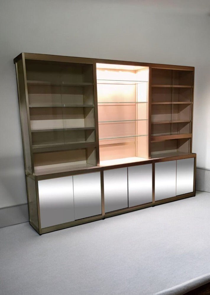 Bibliothèque Modulaire Vintage en Métal et Mélamine - Ethic Atelier