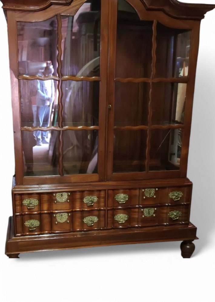 Bibliothèque - Vitrine - Argentier Ethnique en Teck Massif de Ceylan - Ethic Atelier