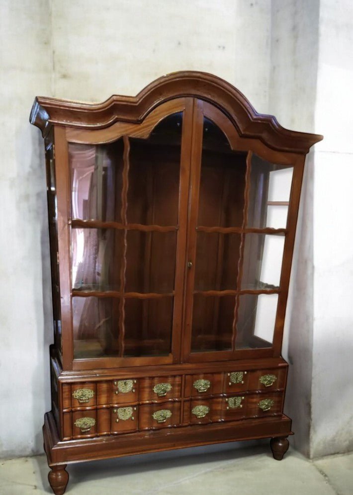 Bibliothèque - Vitrine - Argentier Ethnique en Teck Massif de Ceylan - Ethic Atelier