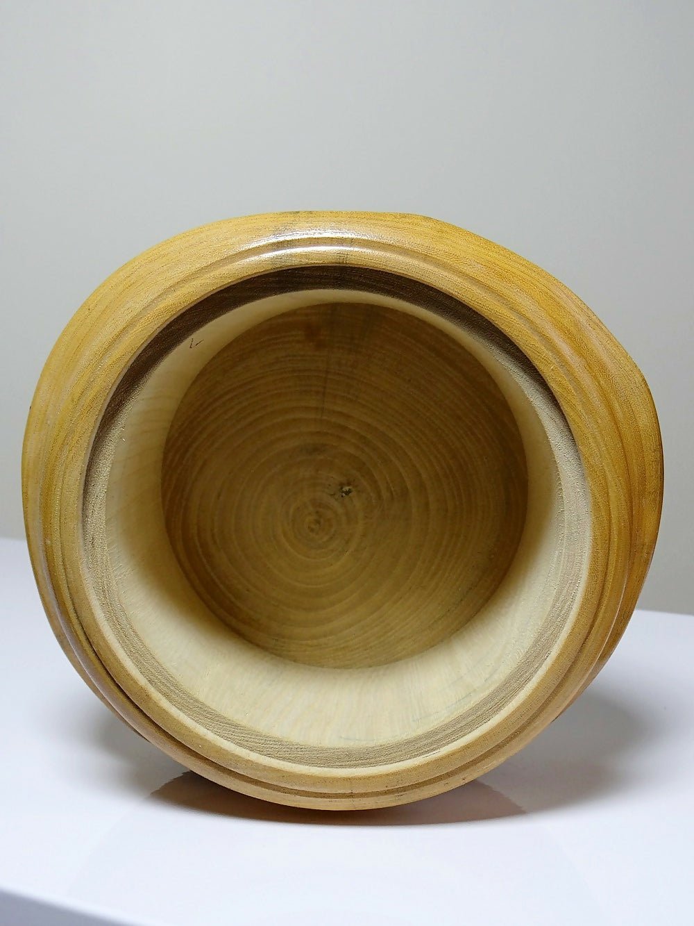 Boite en bois tourné clair vintage - Ethic Atelier - Ethic Atelier
