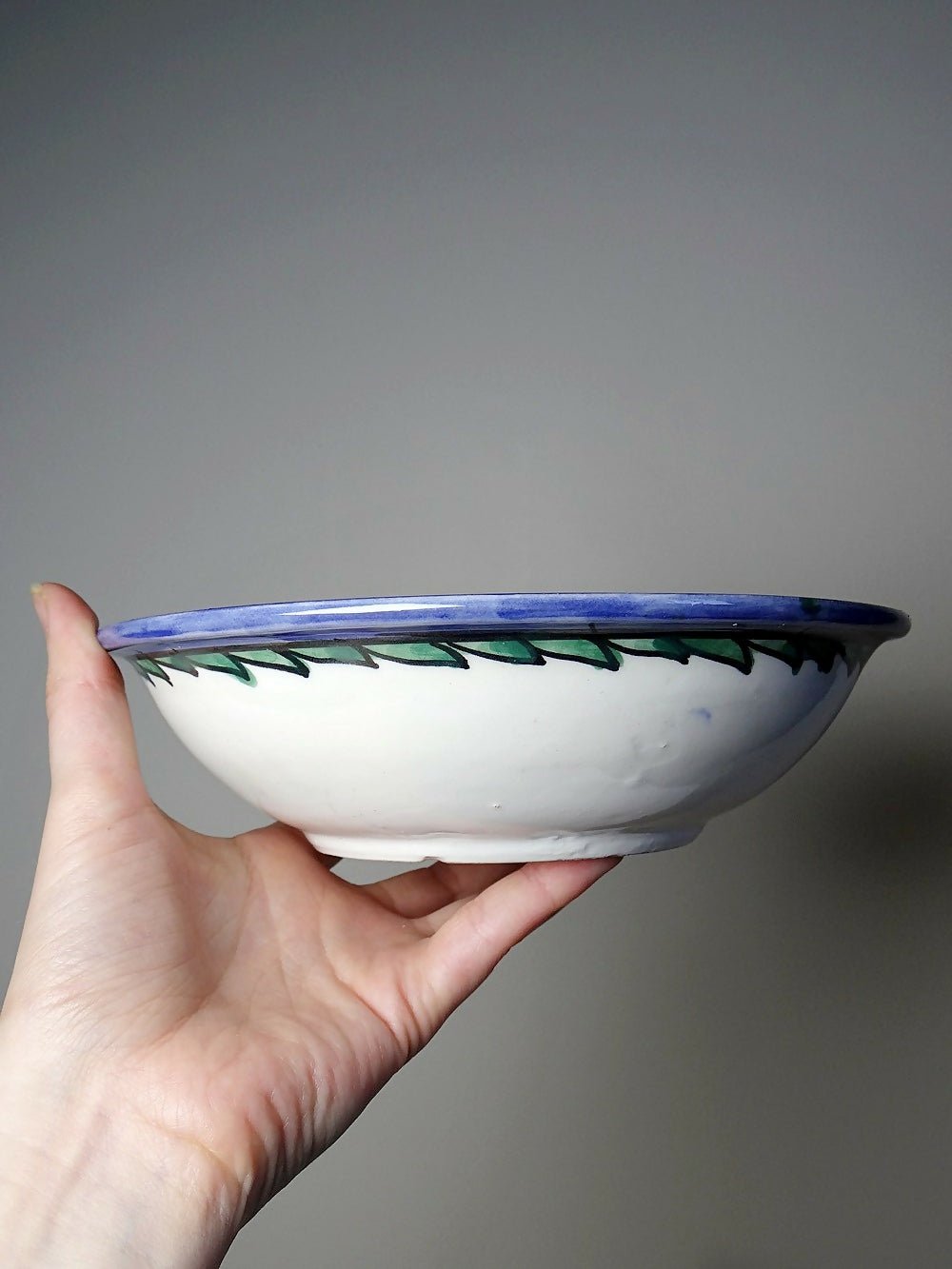 Bol coupe en céramique peint main arménienne Balian des années 1950 - 60 Jerusalem - Ethic Atelier