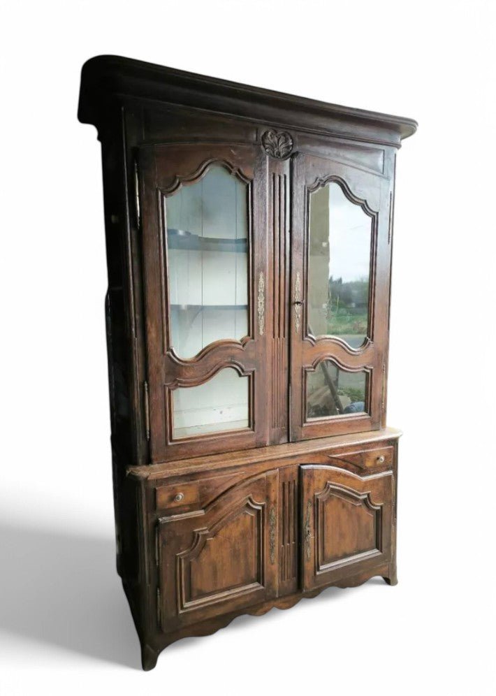 Buffet Deux Corps en Chêne Époque Régence - Ethic Atelier