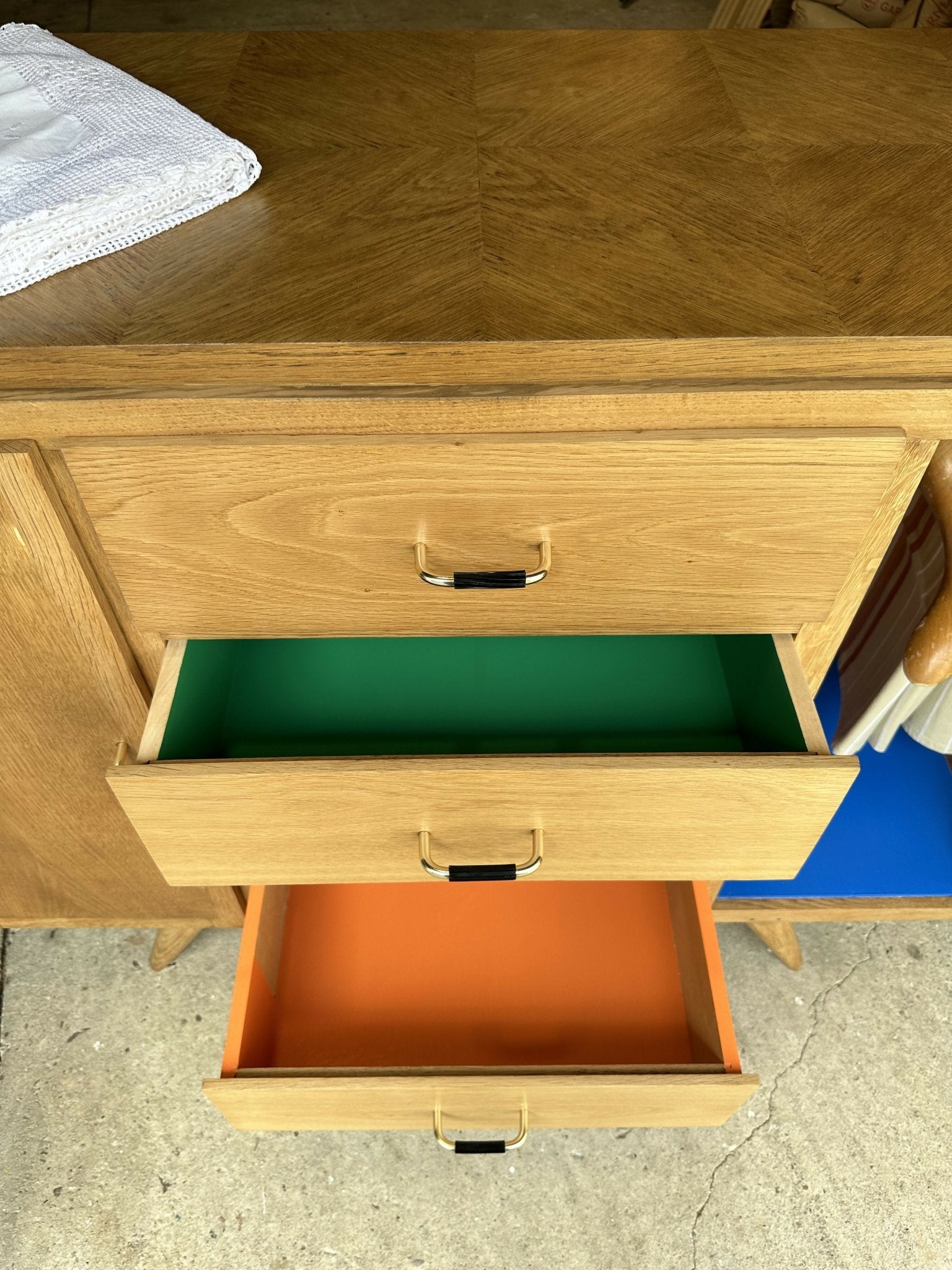 Caroline, Buffet vintage pieds compas - Ethic Atelier