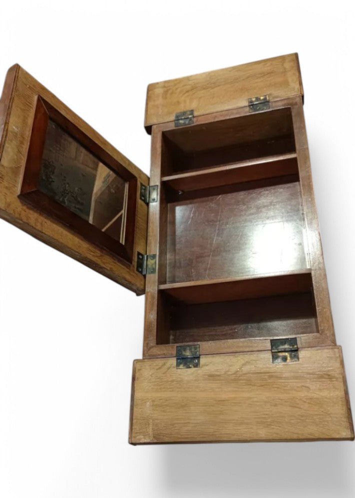 Coiffeuse lyre en acajou de Cuba massif - Ethic Atelier