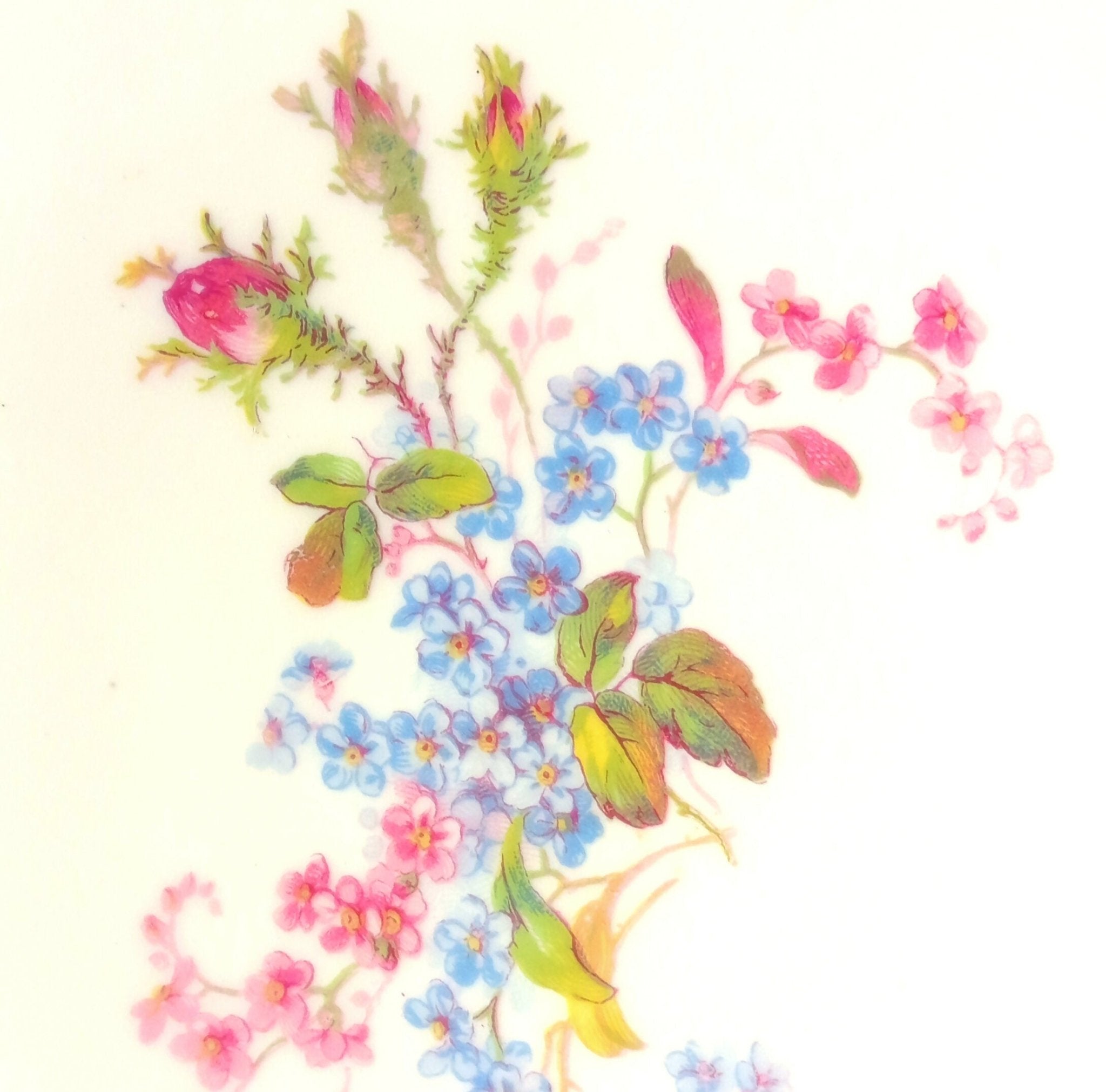 Compotier fleuri en porcelaine de Limoges C&P Début XXe - Ethic Atelier