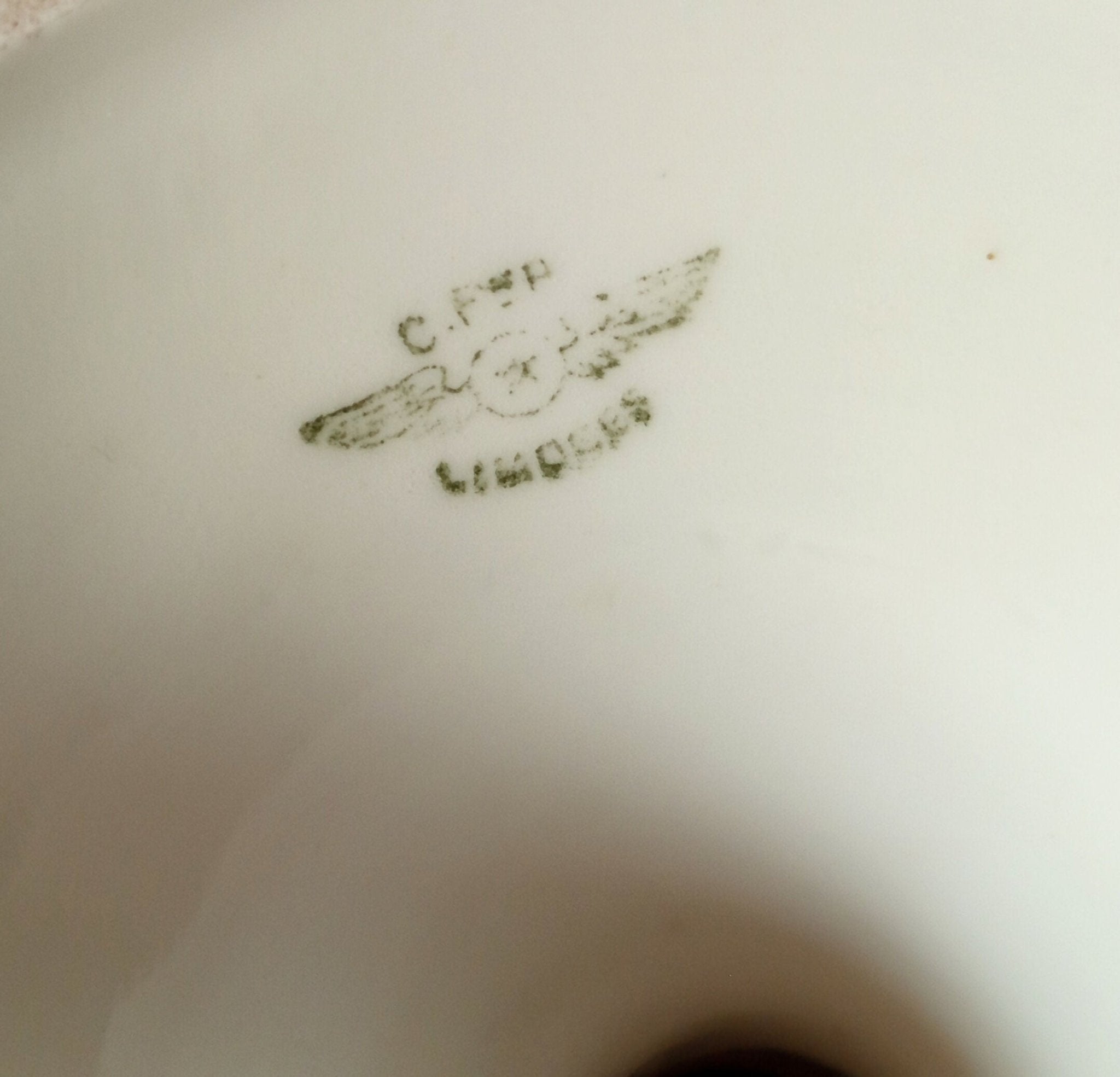 Compotier fleuri en porcelaine de Limoges C&P Début XXe - Ethic Atelier