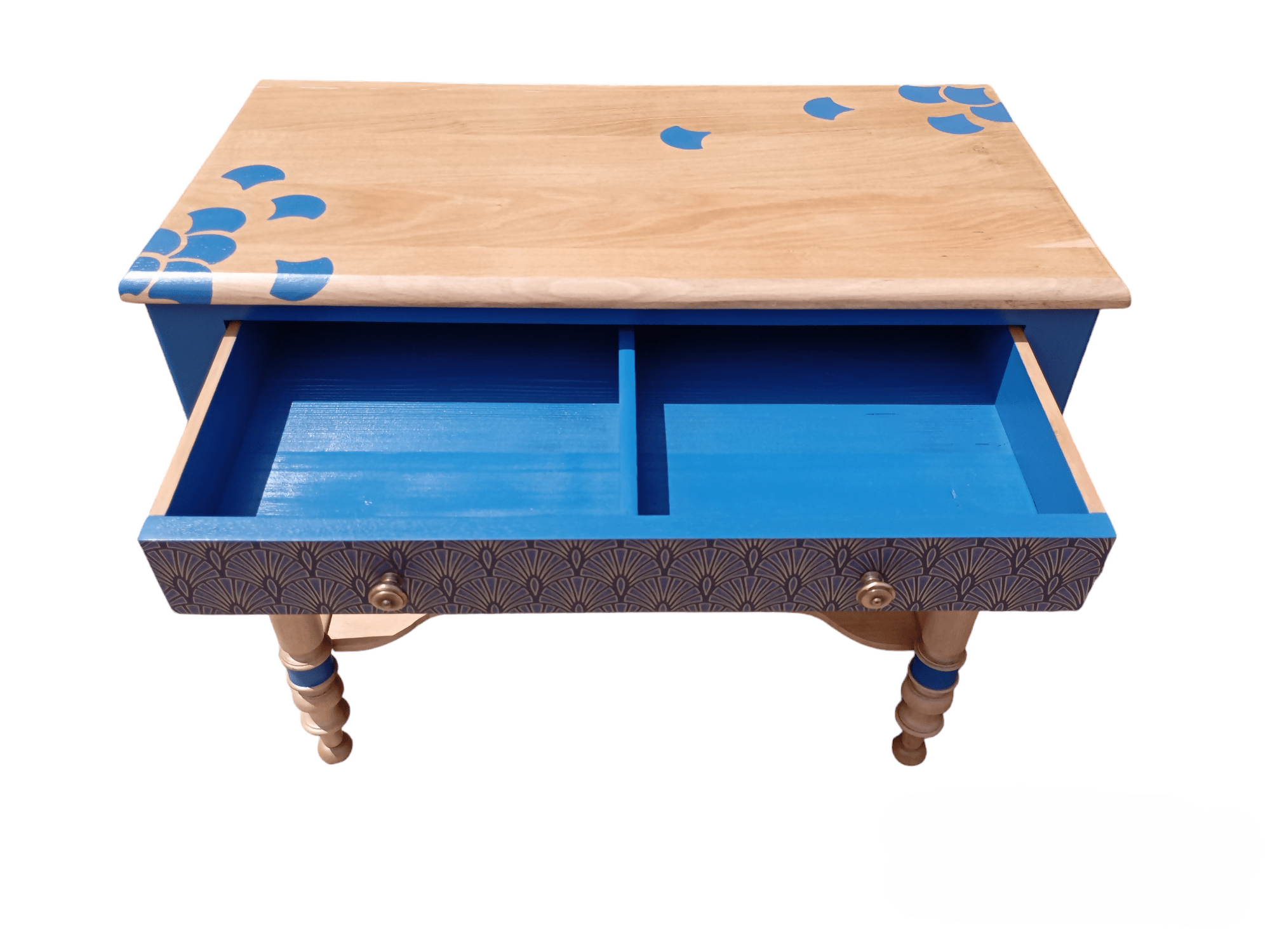 Console aux motifs bleu intense - Ethic Atelier