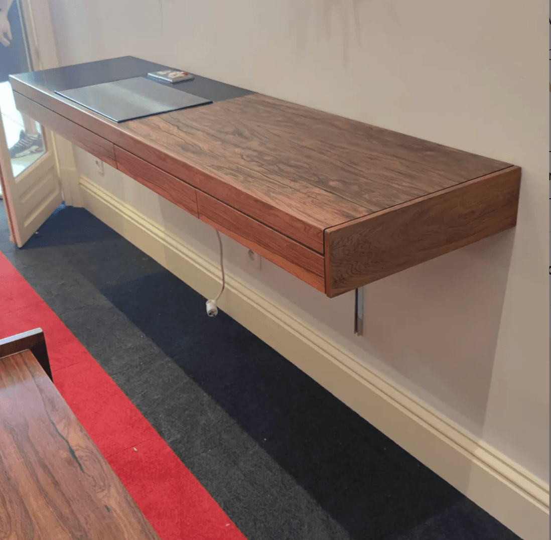 Console Suspendue en Palissandre de Rio par Robert Heritage pour Archie Shine – Vers 1960 - Ethic Atelier
