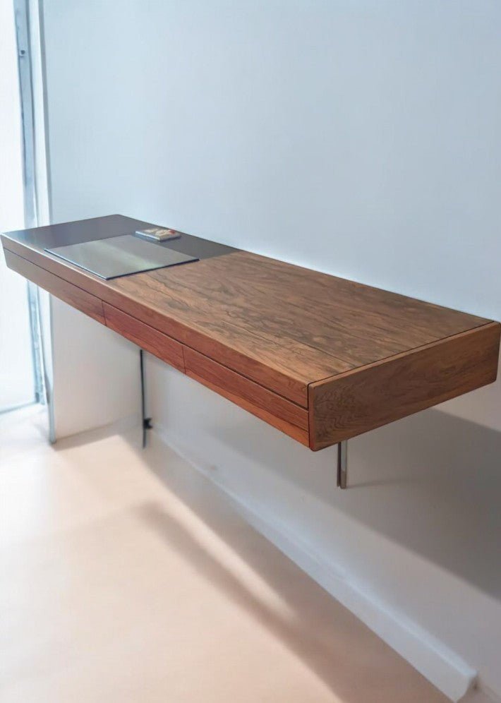 Console Suspendue en Palissandre de Rio par Robert Heritage pour Archie Shine – Vers 1960 - Ethic Atelier