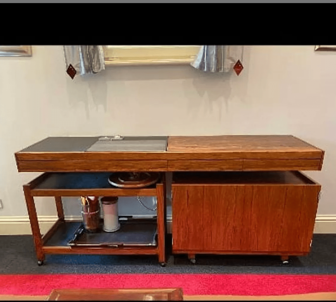 Console Suspendue en Palissandre de Rio par Robert Heritage pour Archie Shine – Vers 1960 - Ethic Atelier