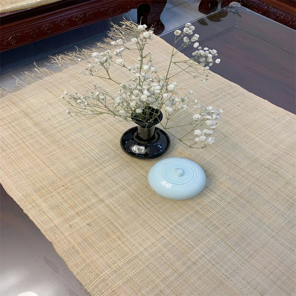 Corde de tissage faite à la main en Raphia naturel, sangle pour meubles de maison, chaise, table, plafond, - Ethic Atelier