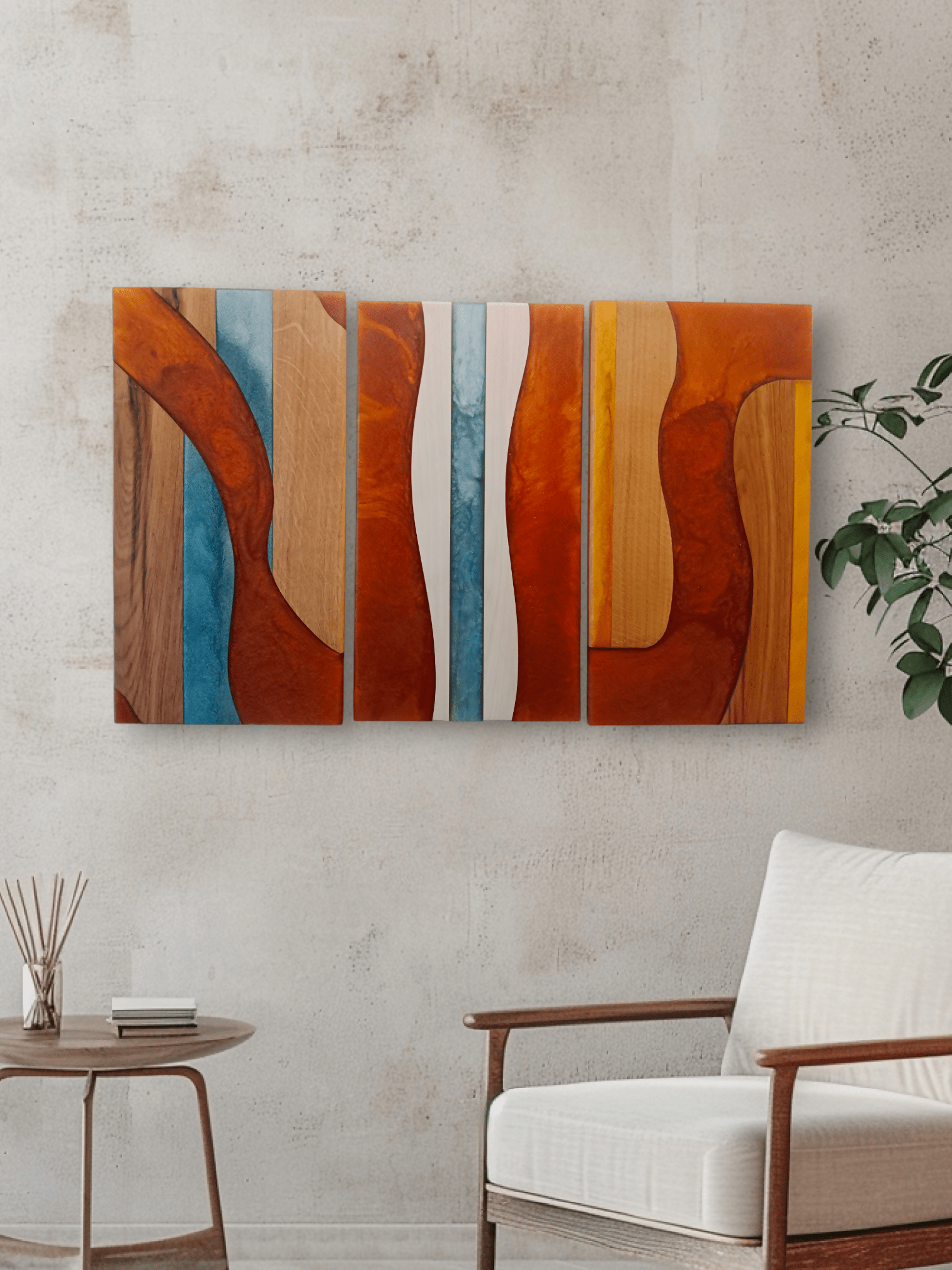 Déco Murale Ondes Minérales - Ethic Atelier