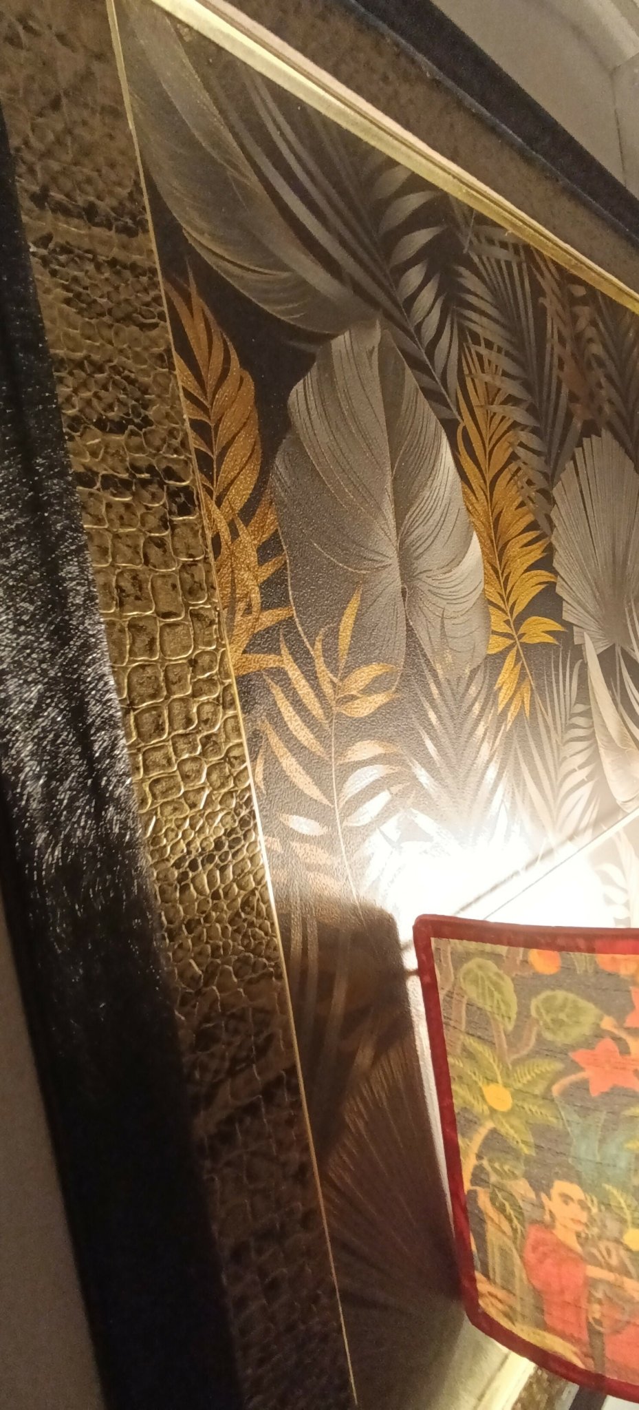 Décor mural "Journey to the Jungle by Frida" - Pièce unique, upcycling et papier Lamali - Ethic Atelier