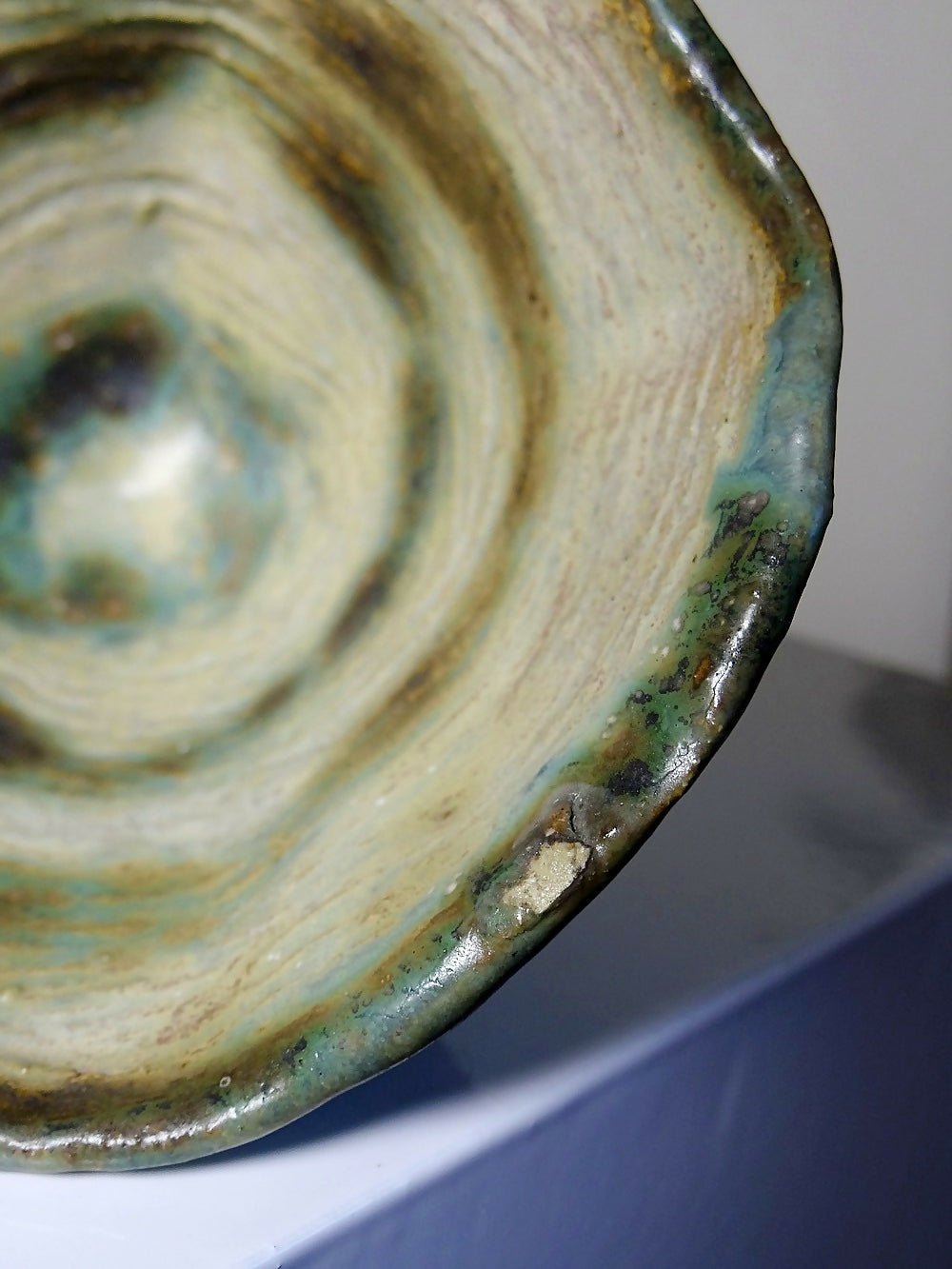 Duo de bols en céramique/grès artisanaux "Wabi - Sabi" dépareillés vintages - Ethic Atelier