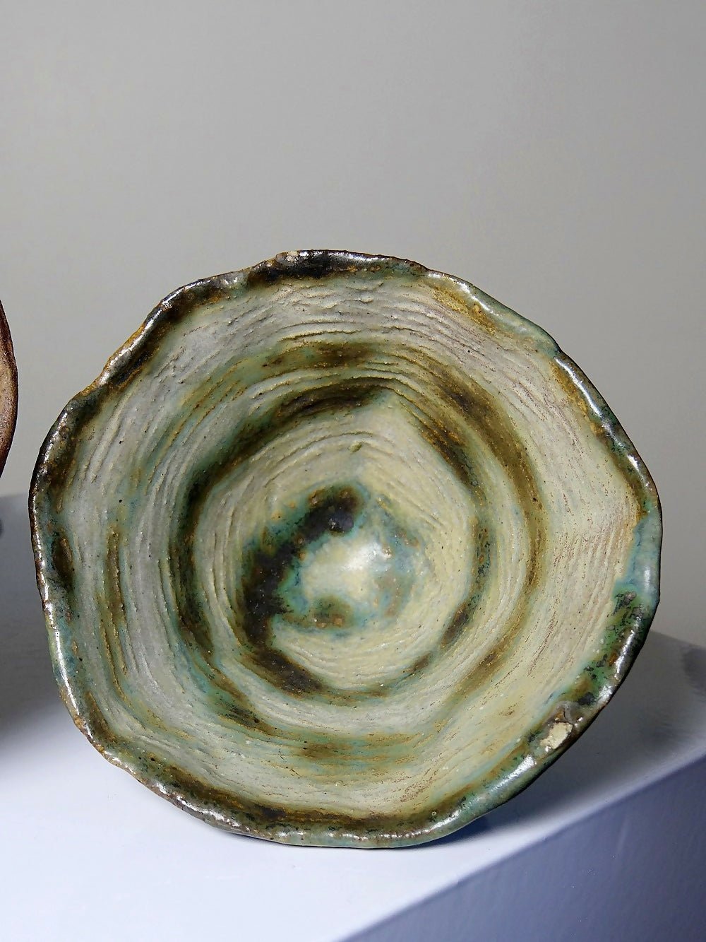 Duo de bols en céramique/grès artisanaux "Wabi - Sabi" dépareillés vintages - Ethic Atelier