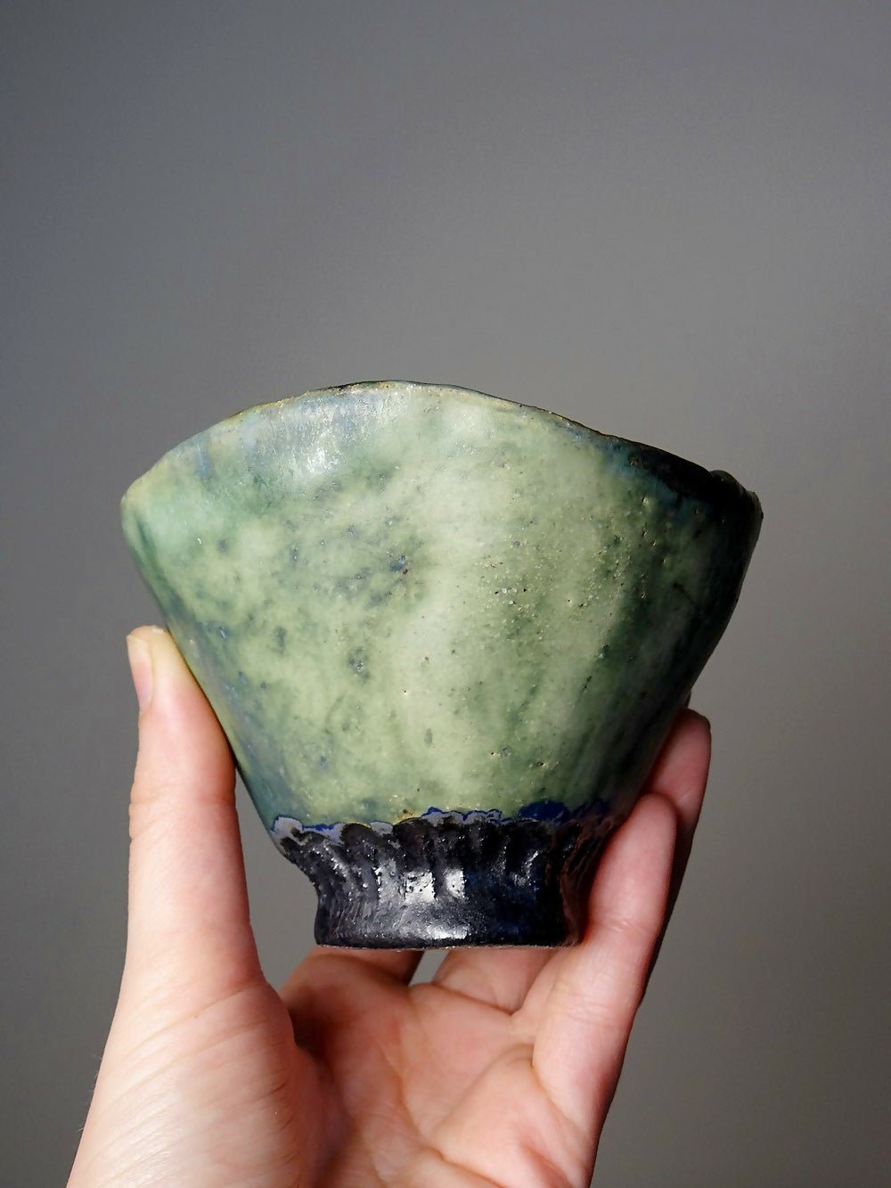 Duo de bols en céramique/grès artisanaux "Wabi - Sabi" dépareillés vintages - Ethic Atelier