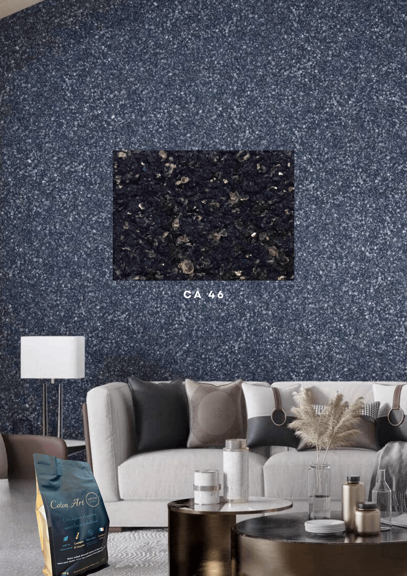 Enduit décoratif écologique Coton - Art – Coffret professionnel 12 coloris - Ethic Atelier