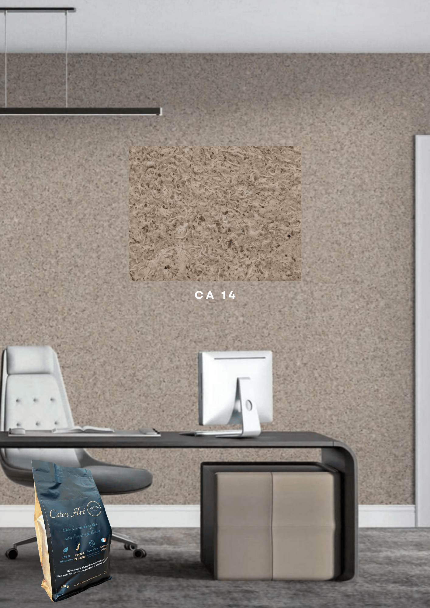 Enduit décoratif écologique Coton - Art – Coffret professionnel 12 coloris - Ethic Atelier