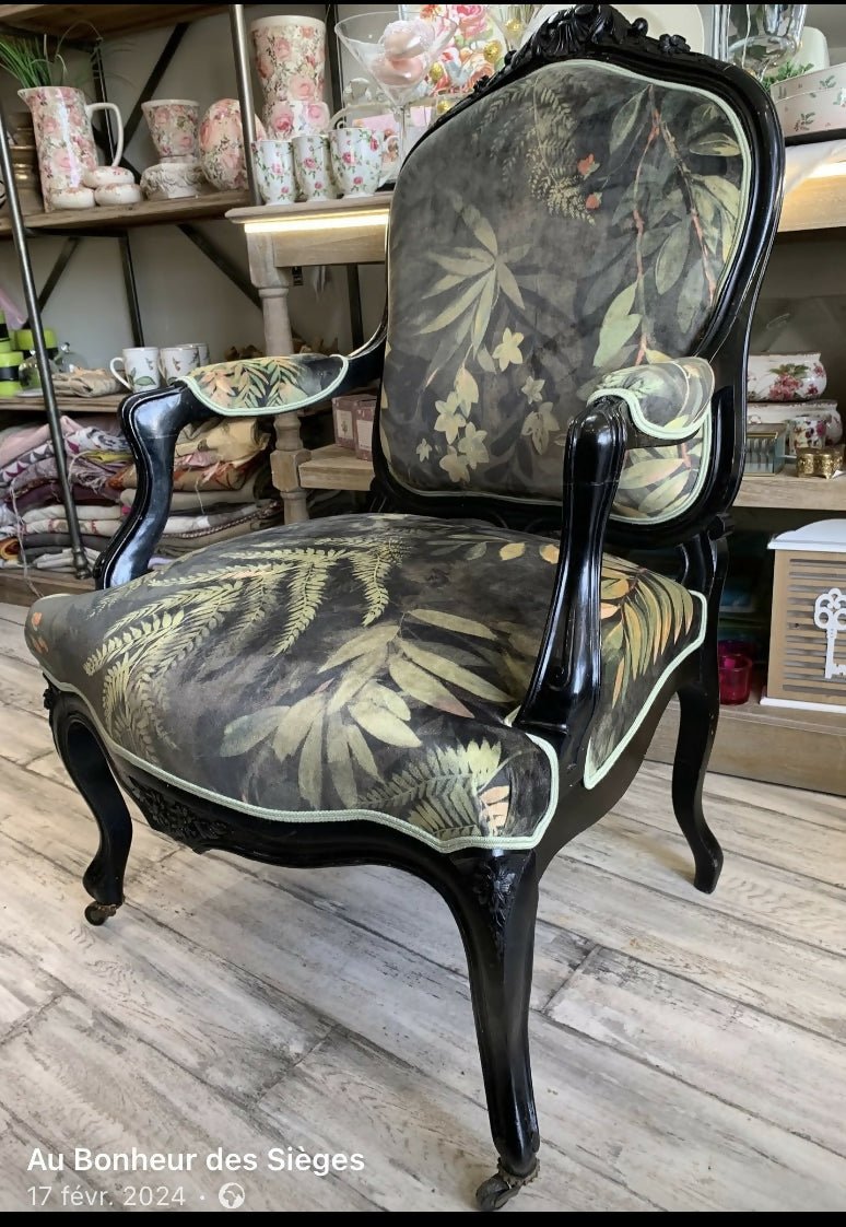 fauteuil en cabriolet Napoléon III - Ethic Atelier