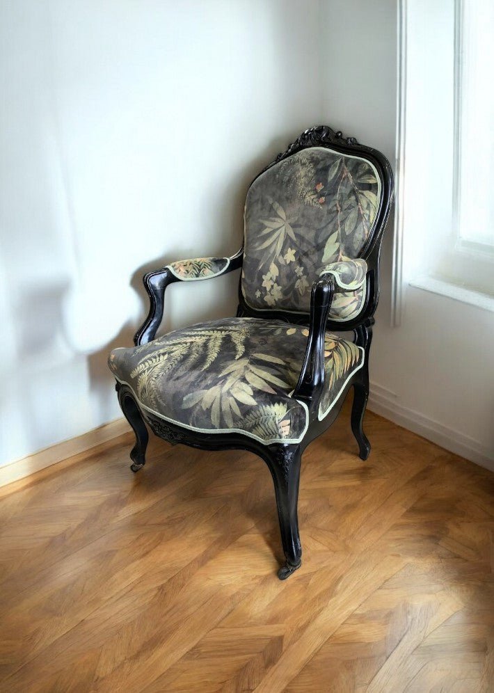 fauteuil en cabriolet Napoléon III - Ethic Atelier
