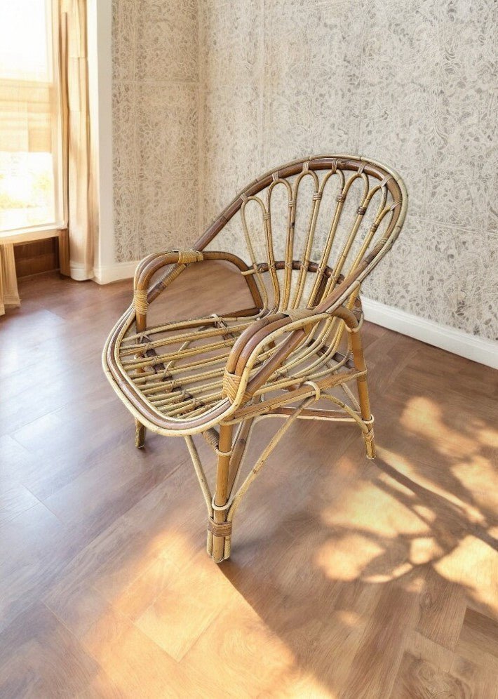 Fauteuil en rotin 1960 - Ethic Atelier