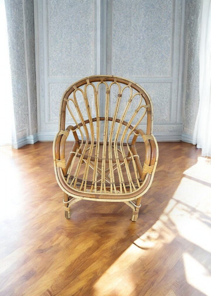 Fauteuil en rotin 1960 - Ethic Atelier