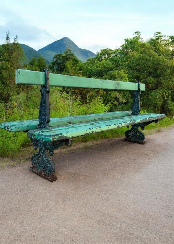 Grand Banc de Jardin Public de la Ville de Paris 1875 – Élégance et Histoire - Ethic Atelier