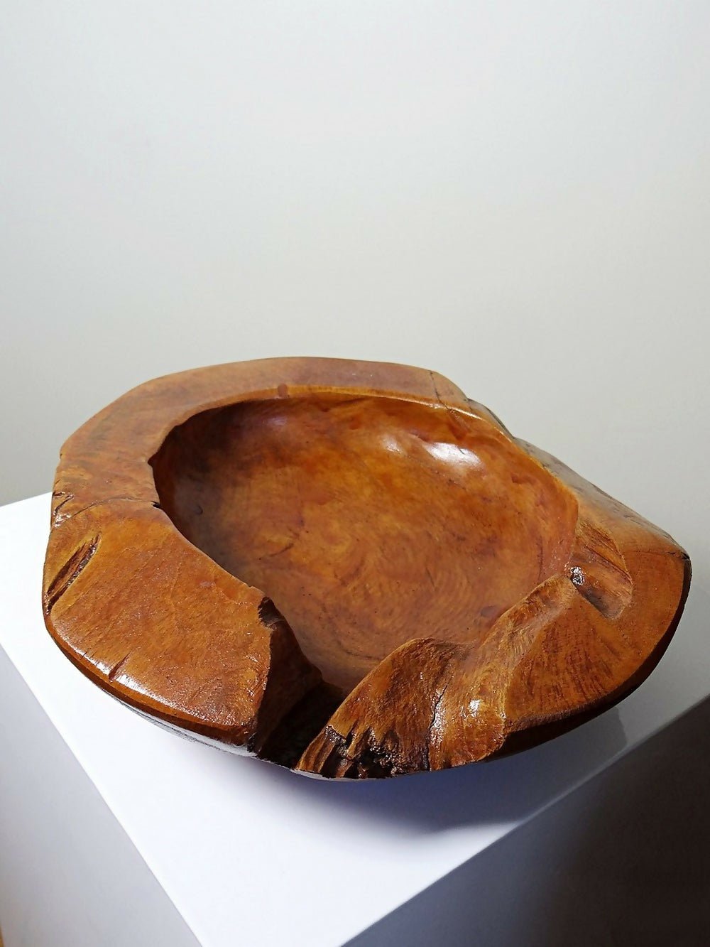 Grand bol à noix ou vide poche vintage en bois de Teck Italie années 60 - 70 - Ethic Atelier