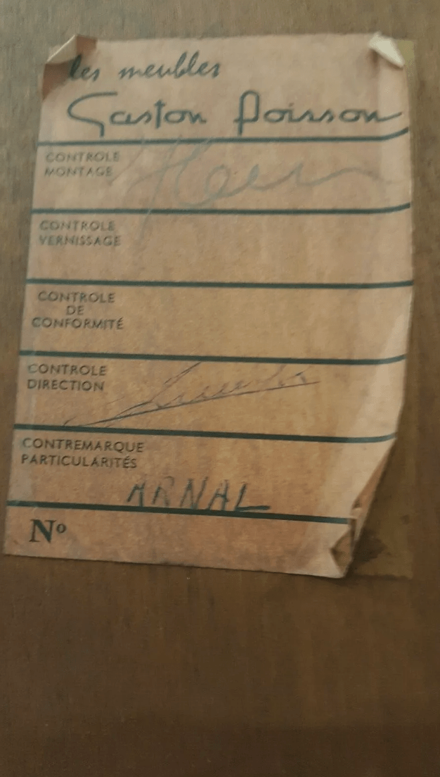 Grand Cabinet de Travail en Acajou par Gaston POISSON - Ethic Atelier