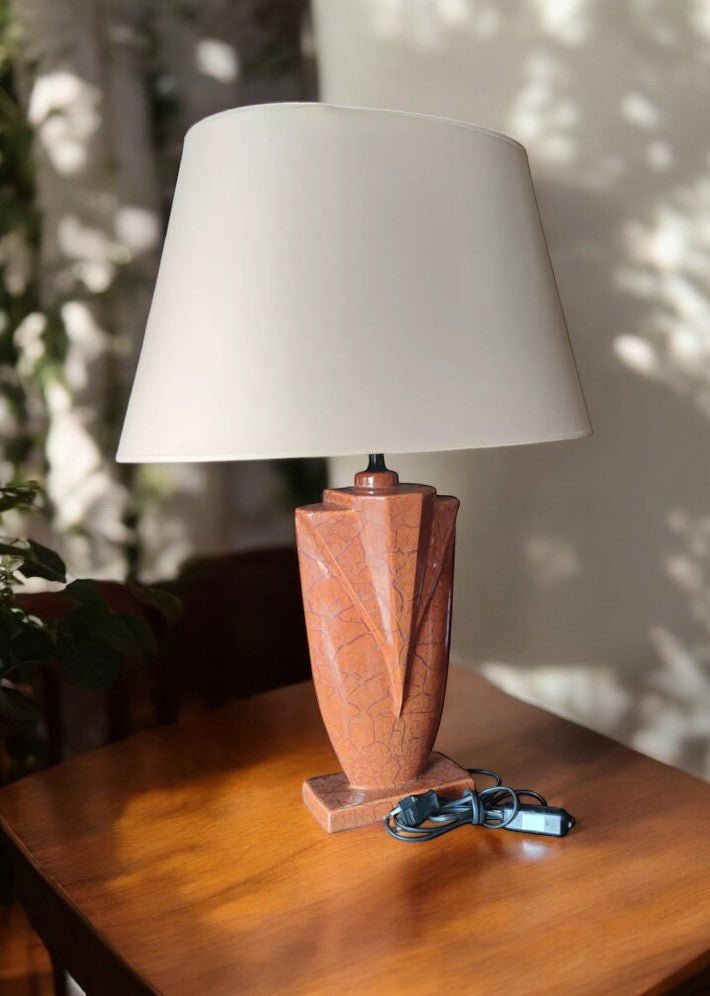 Grande Lampe à Poser en Céramique Art Déco - Ethic Atelier