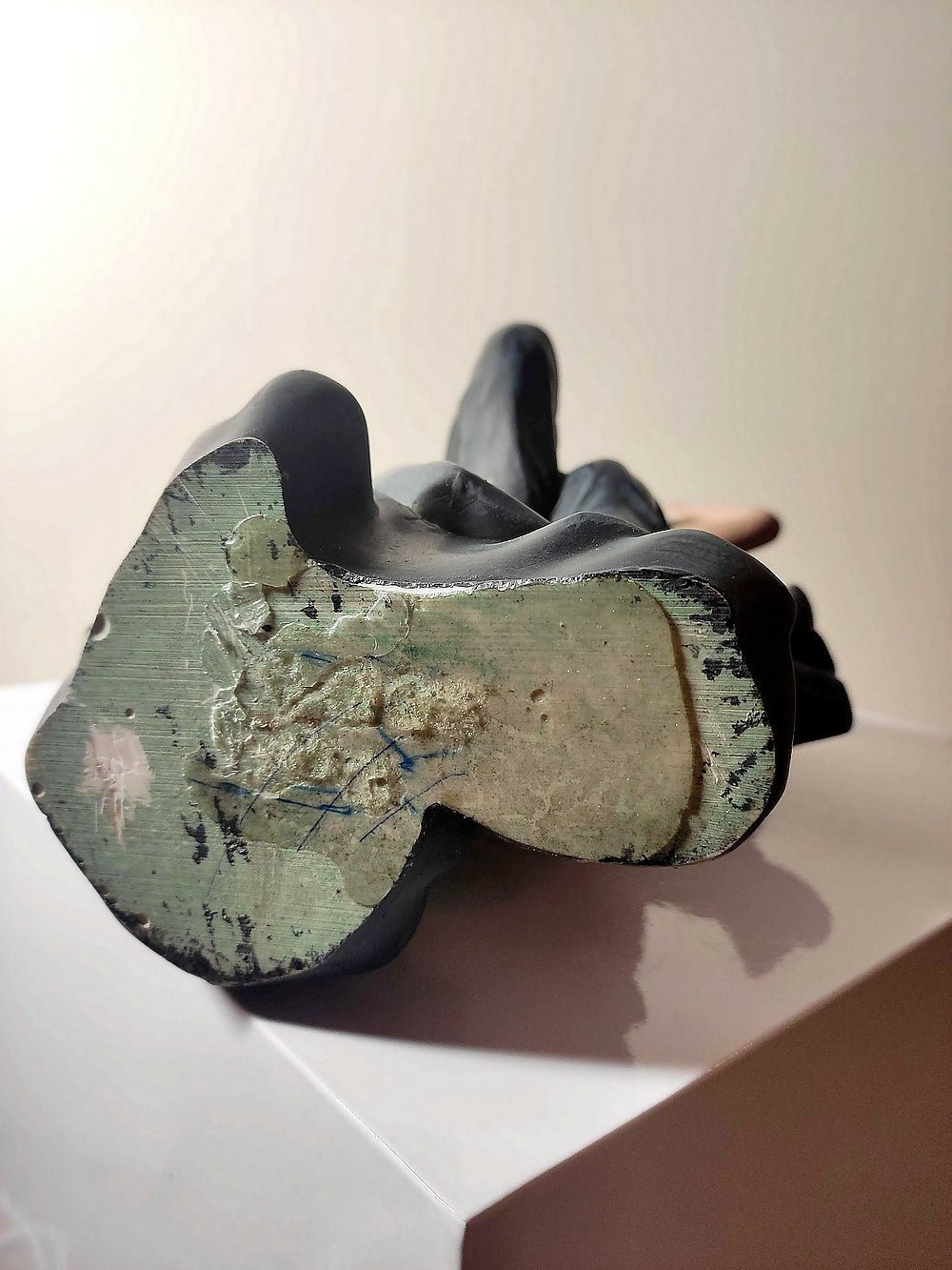 Grande statuette platre ou composite vintage/ancienne façon bronze art nouveau - Ethic Atelier