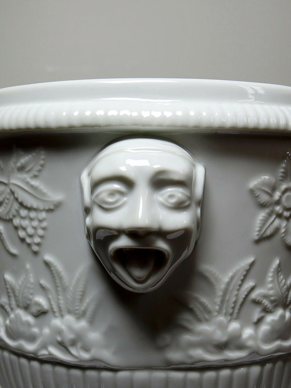 Gros cache pot/seau à champagne porcelaine Haviland Limoges repro St Cloud - Ethic Atelier