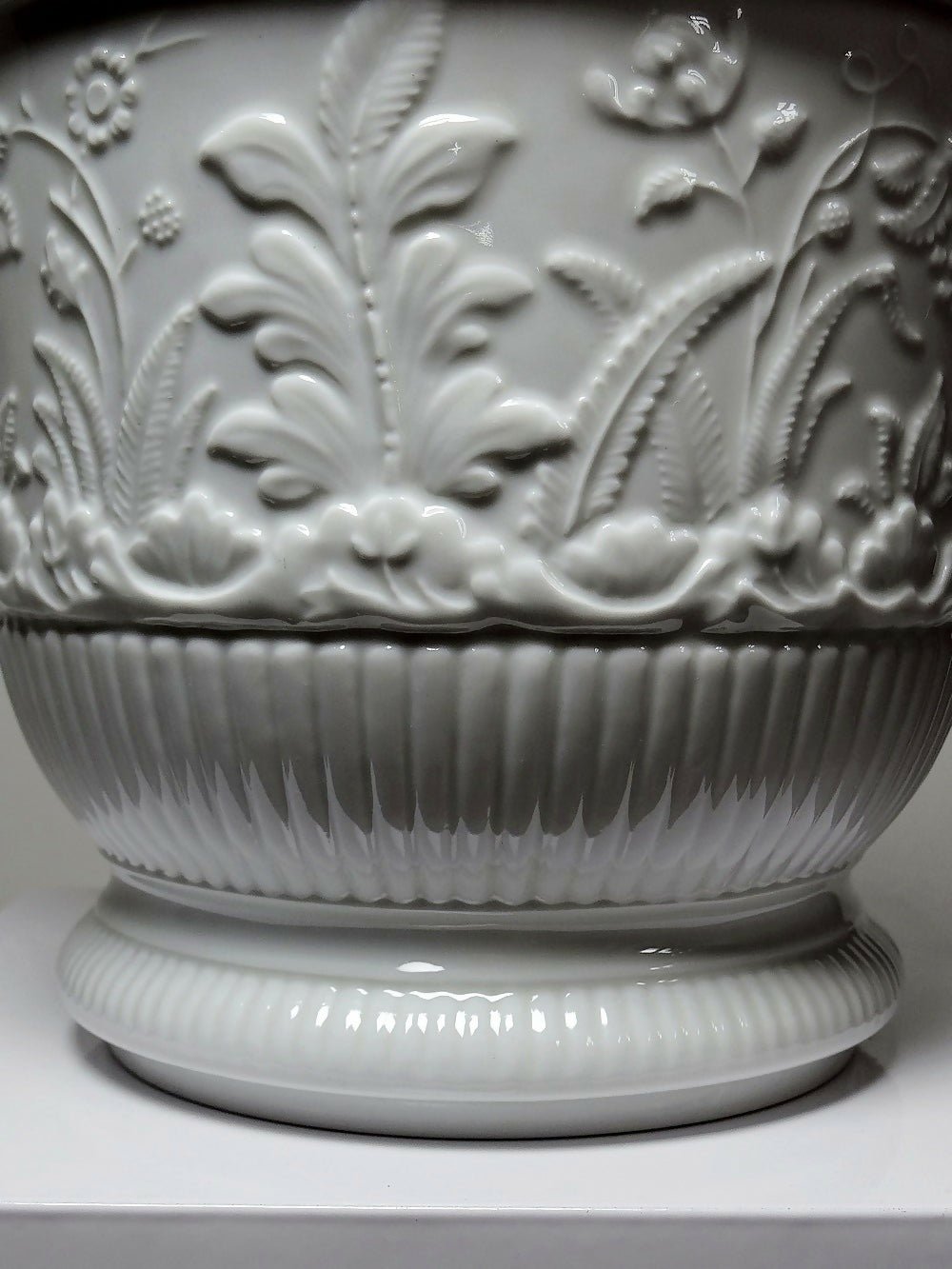Gros cache pot/seau à champagne porcelaine Haviland Limoges repro St Cloud - Ethic Atelier