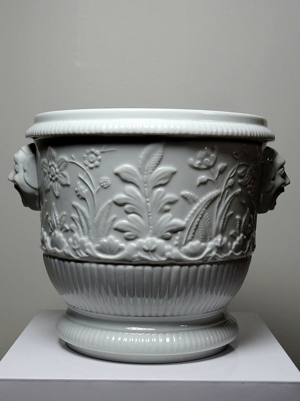 Gros cache pot/seau à champagne porcelaine Haviland Limoges repro St Cloud - Ethic Atelier