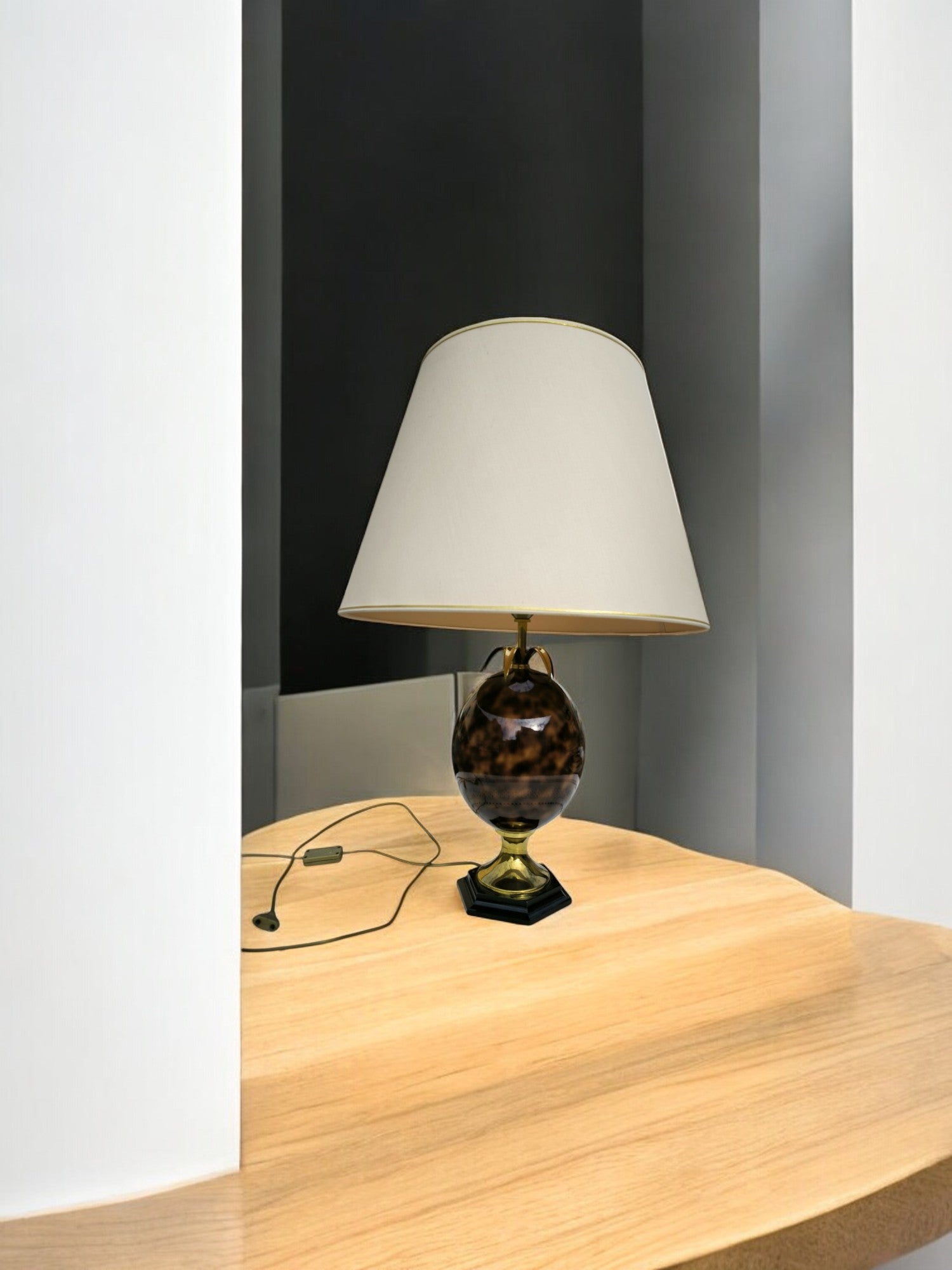 Grosse Lampe Maison Le Dauphin vers 1980 - Ethic Atelier