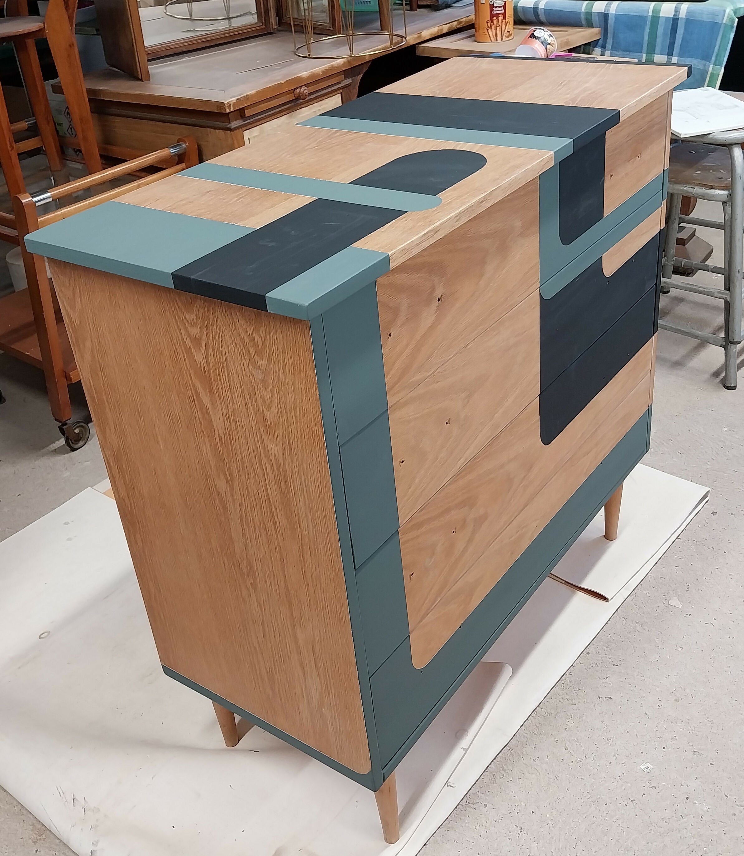 commode 70's en cours
