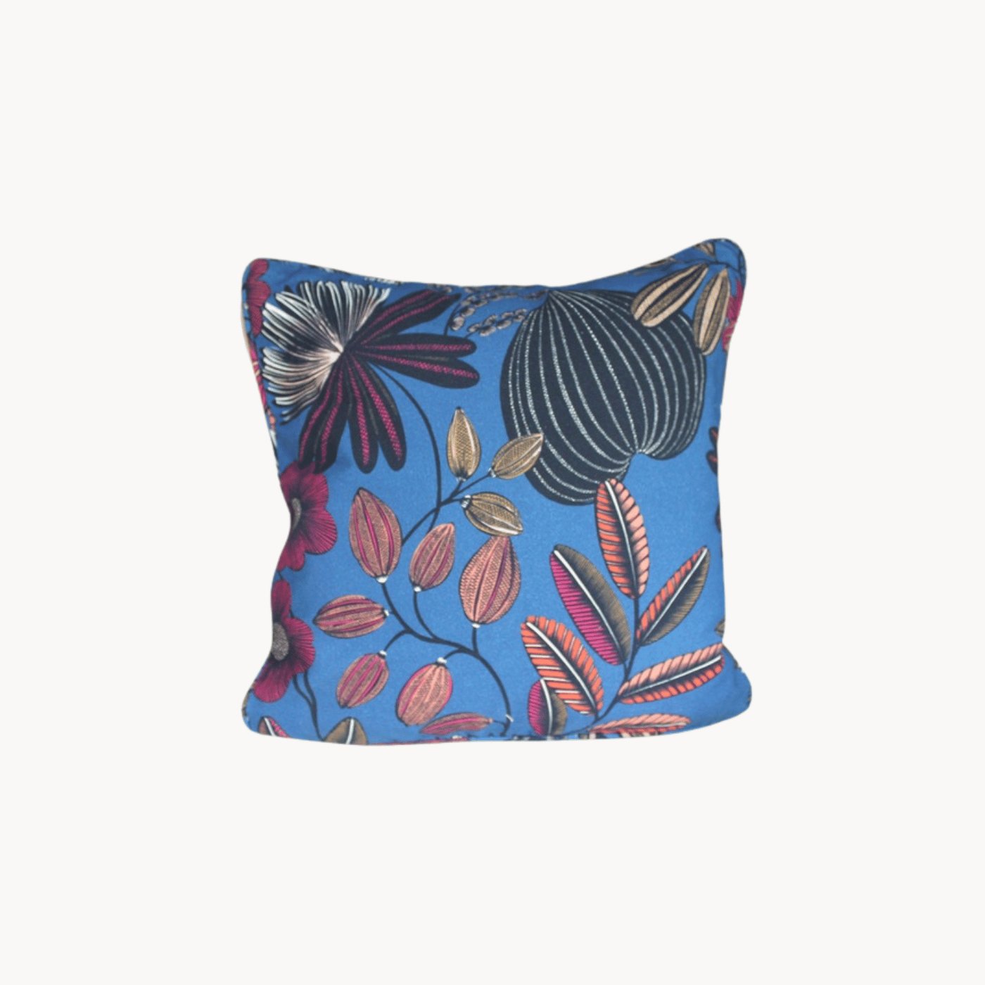 Housse de Coussin fait main Orphée bleu nuit modèle 5 - Ethic Atelier