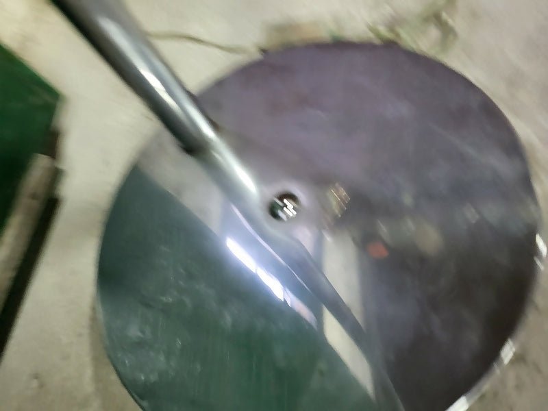 Lampadaire arc en chrome chiné - Ethic Atelier