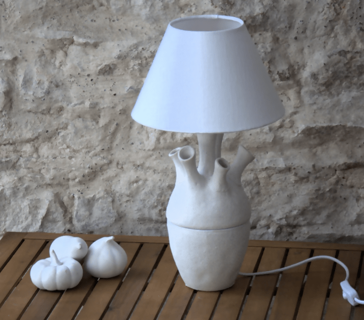 Lampe à Poser "Coraline ou le Chant de la Mer" - Pièce unique - Ethic Atelier