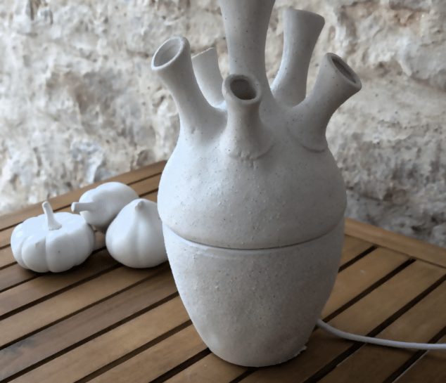 Lampe à Poser "Coraline ou le Chant de la Mer" - Pièce unique - Ethic Atelier