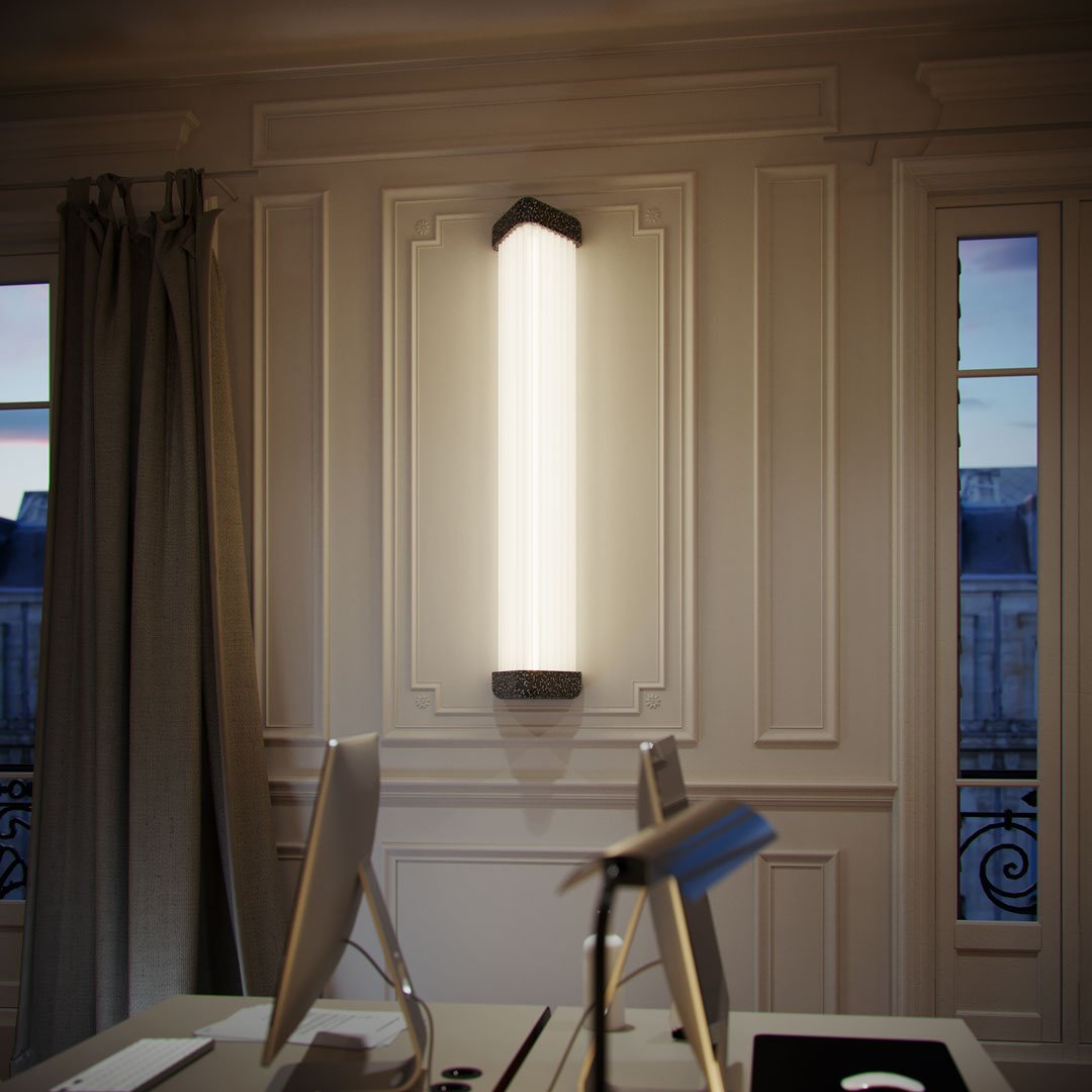 Lampes Polix en Néons Réemployés et Polystyrène Upcyclé - Ethic Atelier