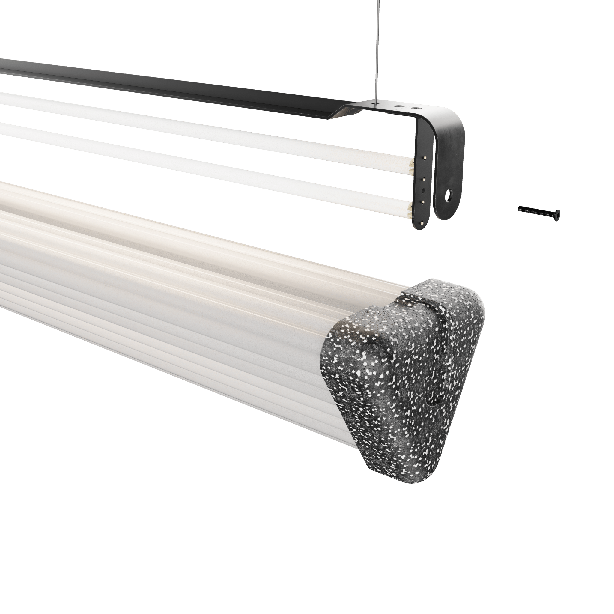 Lampes Polix en Néons Réemployés et Polystyrène Upcyclé - Ethic Atelier