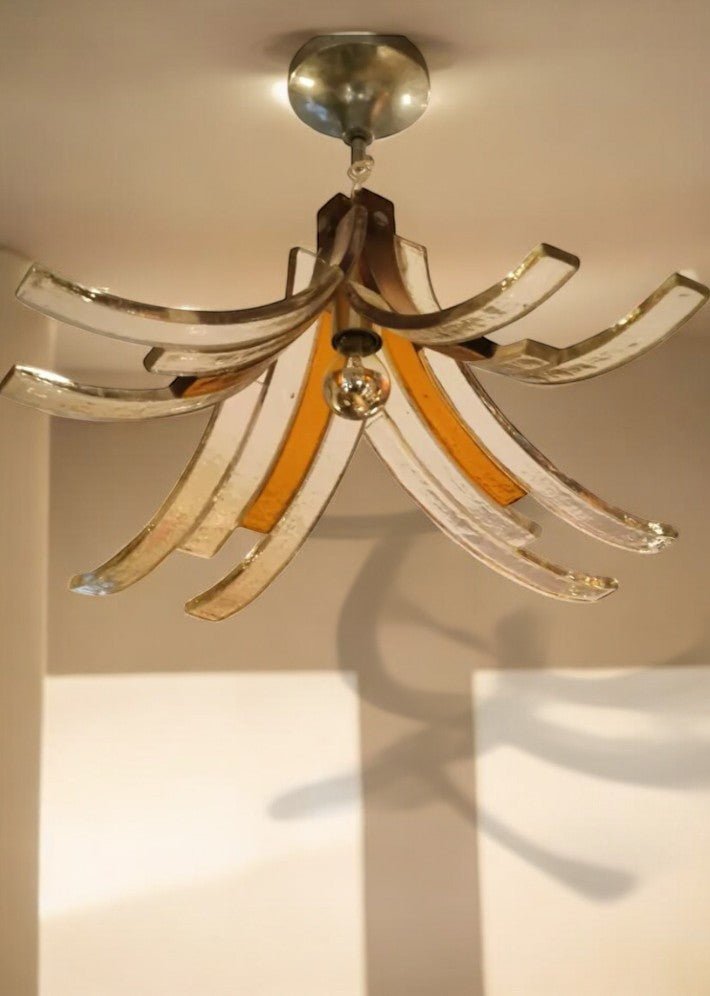 Lustre en Pâte de Verre par Carlo Nason pour Mazzega – Vers 1970 - Ethic Atelier