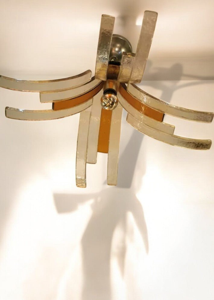 Lustre en Pâte de Verre par Carlo Nason pour Mazzega – Vers 1970 - Ethic Atelier