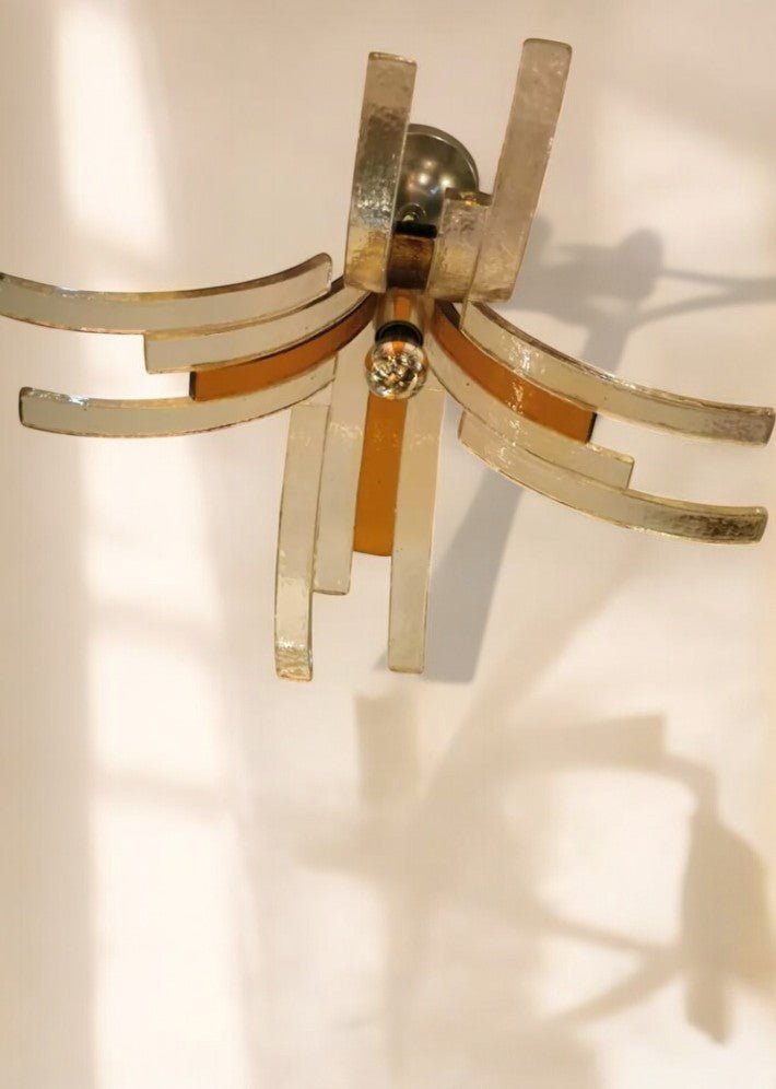 Lustre en Pâte de Verre par Carlo Nason pour Mazzega – Vers 1970 - Ethic Atelier